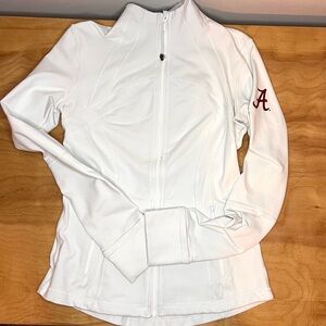 Lululemon Define White Jacket, NCAA Alabama Logo